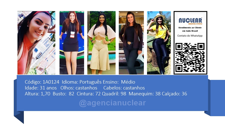 Serviços e casting para Feiras, Eventos, Publicidade, Moda e Ações de marketing. Atendimento em nível Brasil. whatsapp +55 (11) 98420-9016  #feiras #modelos #agenciadeeventos #promotoras #casting #recepcionistasdeeventos #stands #recepcionistadeeventos #promotorasdeeventos #ativacoes #produtoradeeventos #montadoradestands #buffet #agencianuclear #marketingdigital #networkmarketing  #digitalmarketing #socialmediamarketing #marketingonline #onlinemarketing #marketingagency  #marketingstrategy #socialmarketing #influencermarketing #themarketingplanet #inboundmarketing #marketingsocial #marketinginmobiliario #socialmediamarketingtips #instagrammarketing #marketingplan #b2bmarketing 