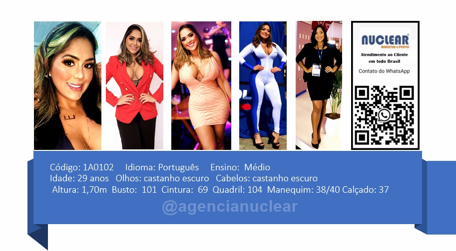 Serviços e casting para Feiras, Eventos, Publicidade, Moda e Ações de marketing. Atendimento em nível Brasil. whatsapp +55 (11) 98420-9016  #feiras #modelos #agenciadeeventos #promotoras #casting #recepcionistasdeeventos #stands #recepcionistadeeventos #promotorasdeeventos #ativacoes #produtoradeeventos #montadoradestands #buffet #agencianuclear #marketingdigital #networkmarketing  #digitalmarketing #socialmediamarketing #marketingonline #onlinemarketing #marketingagency  #marketingstrategy #socialmarketing #influencermarketing #themarketingplanet #inboundmarketing #marketingsocial #marketinginmobiliario #socialmediamarketingtips #instagrammarketing #marketingplan #b2bmarketing 