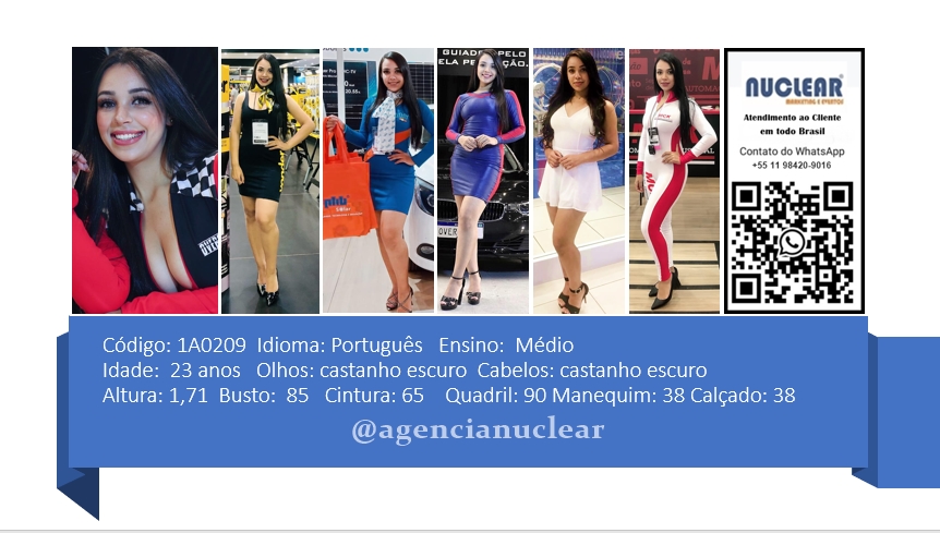 Serviços e casting para Feiras, Eventos, Publicidade, Moda e Ações de marketing. Atendimento em nível Brasil. whatsapp +55 (11) 98420-9016  #feiras #modelos #agenciadeeventos #promotoras #casting #recepcionistasdeeventos #stands #recepcionistadeeventos #promotorasdeeventos #ativacoes #produtoradeeventos #montadoradestands #buffet #agencianuclear #marketingdigital #networkmarketing  #digitalmarketing #socialmediamarketing #marketingonline #onlinemarketing #marketingagency  #marketingstrategy #socialmarketing #influencermarketing #themarketingplanet #inboundmarketing #marketingsocial #marketinginmobiliario #socialmediamarketingtips #instagrammarketing #marketingplan #b2bmarketing 