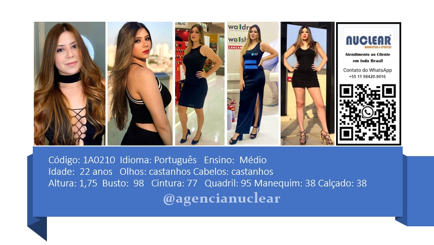 Serviços e casting para Feiras, Eventos, Publicidade, Moda e Ações de marketing. Atendimento em nível Brasil. whatsapp +55 (11) 98420-9016  #feiras #modelos #agenciadeeventos #promotoras #casting #recepcionistasdeeventos #stands #recepcionistadeeventos #promotorasdeeventos #ativacoes #produtoradeeventos #montadoradestands #buffet #agencianuclear #marketingdigital #networkmarketing  #digitalmarketing #socialmediamarketing #marketingonline #onlinemarketing #marketingagency  #marketingstrategy #socialmarketing #influencermarketing #themarketingplanet #inboundmarketing #marketingsocial #marketinginmobiliario #socialmediamarketingtips #instagrammarketing #marketingplan #b2bmarketing 