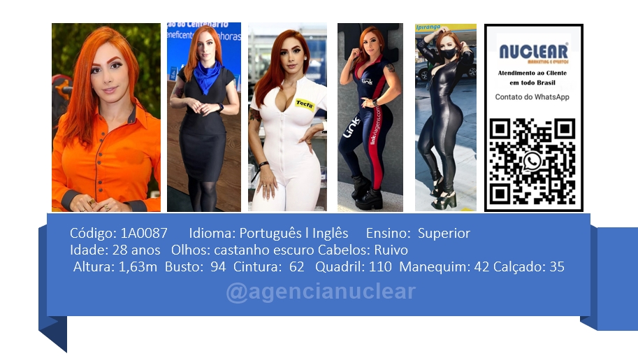 Serviços e casting para Feiras, Eventos, Publicidade, Moda e Ações de marketing. Atendimento em nível Brasil. whatsapp +55 (11) 98420-9016  #feiras #modelos #agenciadeeventos #promotoras #casting #recepcionistasdeeventos #stands #recepcionistadeeventos #promotorasdeeventos #ativacoes #produtoradeeventos #montadoradestands #buffet #agencianuclear #marketingdigital #networkmarketing  #digitalmarketing #socialmediamarketing #marketingonline #onlinemarketing #marketingagency  #marketingstrategy #socialmarketing #influencermarketing #themarketingplanet #inboundmarketing #marketingsocial #marketinginmobiliario #socialmediamarketingtips #instagrammarketing #marketingplan #b2bmarketing 