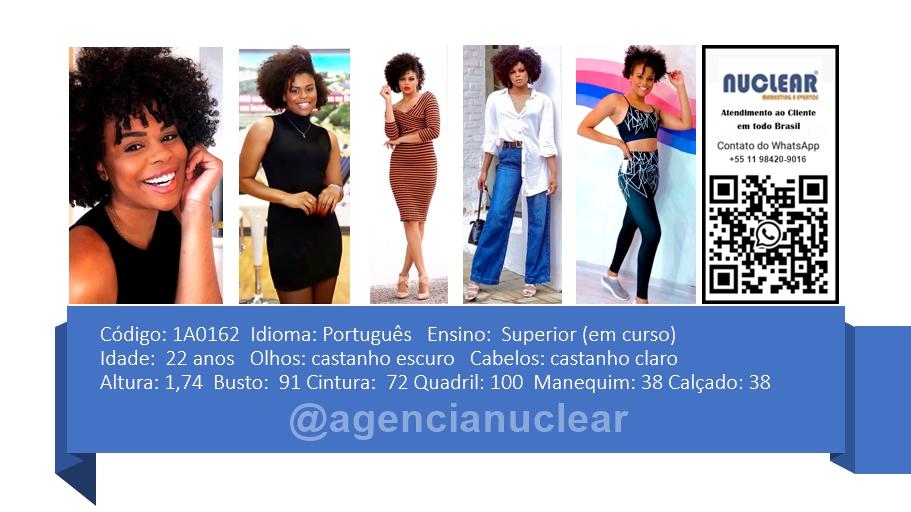 Serviços e casting para Feiras, Eventos, Publicidade, Moda e Ações de marketing. Atendimento em nível Brasil. whatsapp +55 (11) 98420-9016  #feiras #modelos #agenciadeeventos #promotoras #casting #recepcionistasdeeventos #stands #recepcionistadeeventos #promotorasdeeventos #ativacoes #produtoradeeventos #montadoradestands #buffet #agencianuclear #marketingdigital #networkmarketing  #digitalmarketing #socialmediamarketing #marketingonline #onlinemarketing #marketingagency  #marketingstrategy #socialmarketing #influencermarketing #themarketingplanet #inboundmarketing #marketingsocial #marketinginmobiliario #socialmediamarketingtips #instagrammarketing #marketingplan #b2bmarketing 