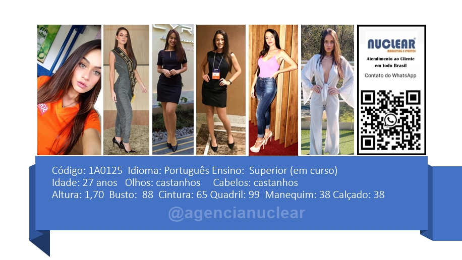 Serviços e casting para Feiras, Eventos, Publicidade, Moda e Ações de marketing. Atendimento em nível Brasil. whatsapp +55 (11) 98420-9016  #feiras #modelos #agenciadeeventos #promotoras #casting #recepcionistasdeeventos #stands #recepcionistadeeventos #promotorasdeeventos #ativacoes #produtoradeeventos #montadoradestands #buffet #agencianuclear #marketingdigital #networkmarketing  #digitalmarketing #socialmediamarketing #marketingonline #onlinemarketing #marketingagency  #marketingstrategy #socialmarketing #influencermarketing #themarketingplanet #inboundmarketing #marketingsocial #marketinginmobiliario #socialmediamarketingtips #instagrammarketing #marketingplan #b2bmarketing 