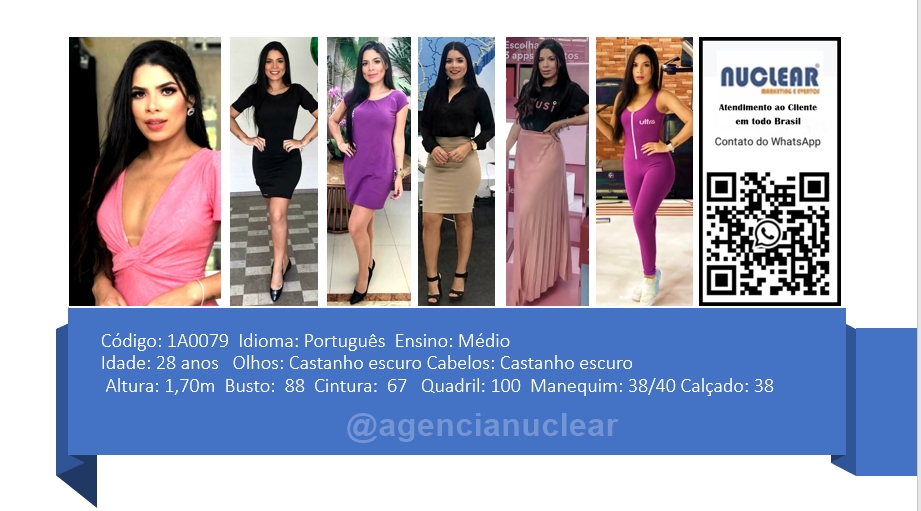 Serviços e casting para Feiras, Eventos, Publicidade, Moda e Ações de marketing. Atendimento em nível Brasil. whatsapp +55 (11) 98420-9016  #feiras #modelos #agenciadeeventos #promotoras #casting #recepcionistasdeeventos #stands #recepcionistadeeventos #promotorasdeeventos #ativacoes #produtoradeeventos #montadoradestands #buffet #agencianuclear #marketingdigital #networkmarketing  #digitalmarketing #socialmediamarketing #marketingonline #onlinemarketing #marketingagency  #marketingstrategy #socialmarketing #influencermarketing #themarketingplanet #inboundmarketing #marketingsocial #marketinginmobiliario #socialmediamarketingtips #instagrammarketing #marketingplan #b2bmarketing 