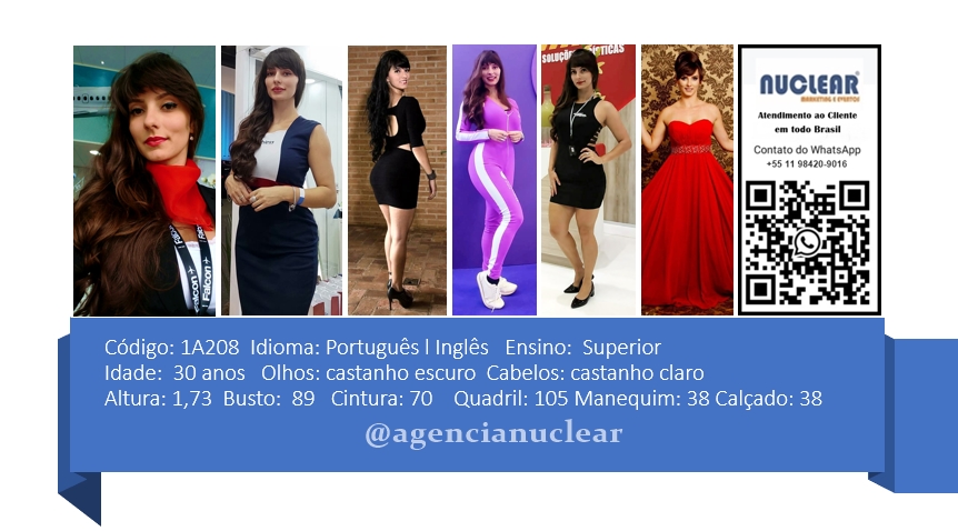 Serviços e casting para Feiras, Eventos, Publicidade, Moda e Ações de marketing. Atendimento em nível Brasil. whatsapp +55 (11) 98420-9016  #feiras #modelos #agenciadeeventos #promotoras #casting #recepcionistasdeeventos #stands #recepcionistadeeventos #promotorasdeeventos #ativacoes #produtoradeeventos #montadoradestands #buffet #agencianuclear #marketingdigital #networkmarketing  #digitalmarketing #socialmediamarketing #marketingonline #onlinemarketing #marketingagency  #marketingstrategy #socialmarketing #influencermarketing #themarketingplanet #inboundmarketing #marketingsocial #marketinginmobiliario #socialmediamarketingtips #instagrammarketing #marketingplan #b2bmarketing 
