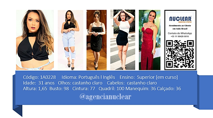 Serviços e casting para Feiras, Eventos, Publicidade, Moda e Ações de marketing. Atendimento em nível Brasil. whatsapp +55 (11) 98420-9016  #feiras #modelos #agenciadeeventos #promotoras #casting #recepcionistasdeeventos #stands #recepcionistadeeventos #promotorasdeeventos #ativacoes #produtoradeeventos #montadoradestands #buffet #agencianuclear #marketingdigital #networkmarketing  #digitalmarketing #socialmediamarketing #marketingonline #onlinemarketing #marketingagency  #marketingstrategy #socialmarketing #influencermarketing #themarketingplanet #inboundmarketing #marketingsocial #marketinginmobiliario #socialmediamarketingtips #instagrammarketing #marketingplan #b2bmarketing 