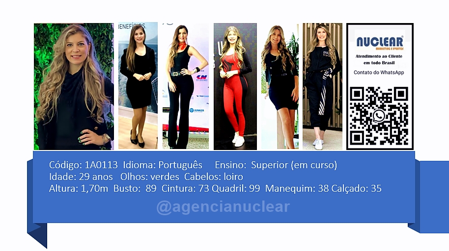 Serviços e casting para Feiras, Eventos, Publicidade, Moda e Ações de marketing. Atendimento em nível Brasil. whatsapp +55 (11) 98420-9016  #feiras #modelos #agenciadeeventos #promotoras #casting #recepcionistasdeeventos #stands #recepcionistadeeventos #promotorasdeeventos #ativacoes #produtoradeeventos #montadoradestands #buffet #agencianuclear #marketingdigital #networkmarketing  #digitalmarketing #socialmediamarketing #marketingonline #onlinemarketing #marketingagency  #marketingstrategy #socialmarketing #influencermarketing #themarketingplanet #inboundmarketing #marketingsocial #marketinginmobiliario #socialmediamarketingtips #instagrammarketing #marketingplan #b2bmarketing 